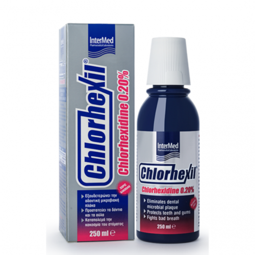 Intermed Chlorhexil® 0.20% Mouthwash Στοματικό Διάλυμα με 0.20% Χλωρεξιδίνη, 250ml